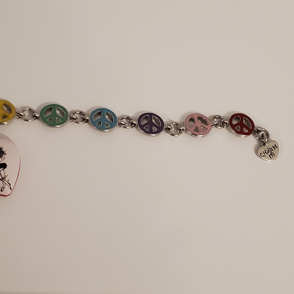 Peace Charm Bracelet Y2K - Picture 5 of 6
